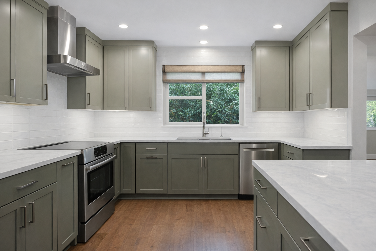 Cabinet refinishing project in Lake Zurich kitchen