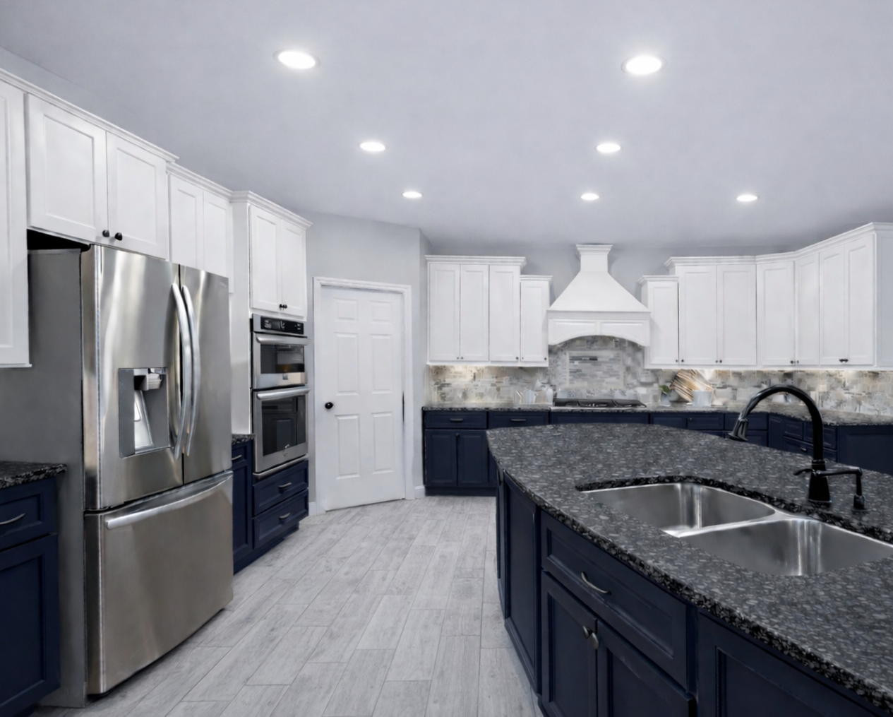 Refinished cabinets with premium finish detail